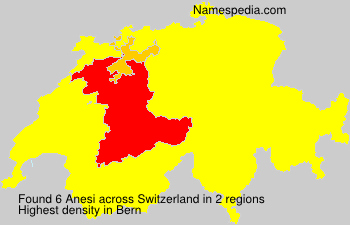 Surname Anesi in Switzerland Surname Anesi in Switzerland