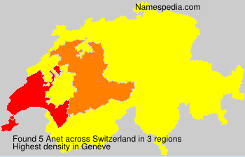 Surname Anet in Switzerland Surname Anet in Switzerland