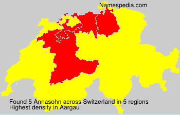 Surname Annasohn in Switzerland Surname Annasohn in Switzerland