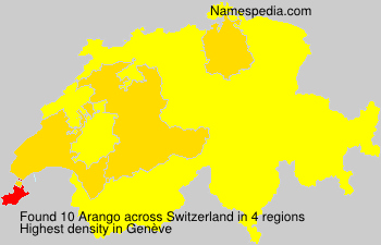 Surname Arango in Switzerland Surname Arango in Switzerland