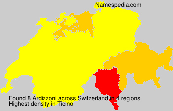 Surname Ardizzoni in Switzerland Surname Ardizzoni in Switzerland