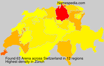 Surname Arena in Switzerland Surname Arena in Switzerland