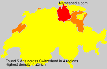 Surname Aris in Switzerland