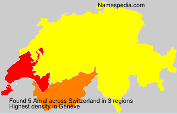 Surname Arnal in Switzerland Surname Arnal in Switzerland