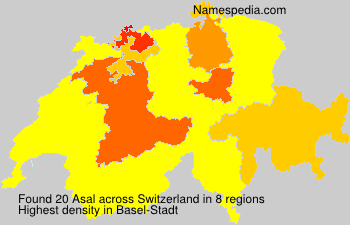Surname Asal in Switzerland Surname Asal in Switzerland