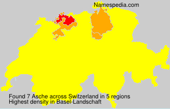 Surname Asche in Switzerland Surname Asche in Switzerland