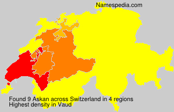 Surname Askan in Switzerland