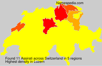 Surname Assirati in Switzerland Surname Assirati in Switzerland
