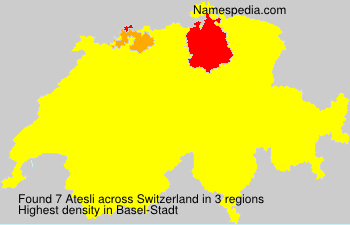 Surname Atesli in Switzerland Surname Atesli in Switzerland