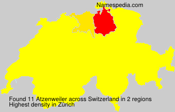 Surname Atzenweiler in Switzerland Surname Atzenweiler in Switzerland