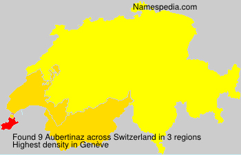 Surname Aubertinaz in Switzerland Surname Aubertinaz in Switzerland