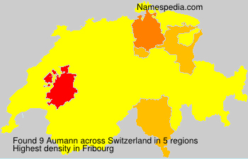 Surname Aumann in Switzerland Surname Aumann in Switzerland