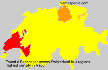 Surname Baechtiger in Switzerland Surname Baechtiger in Switzerland