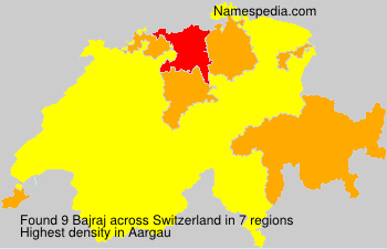 Surname Bajraj in Switzerland Surname Bajraj in Switzerland