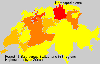 Surname Bala in Switzerland Surname Bala in Switzerland
