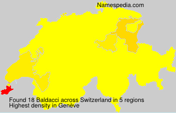 Surname Baldacci in Switzerland Surname Baldacci in Switzerland