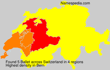Surname Ballet in Switzerland Surname Ballet in Switzerland