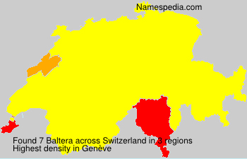 Surname Baltera in Switzerland Surname Baltera in Switzerland