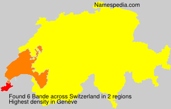 Surname Bande in Switzerland Surname Bande in Switzerland