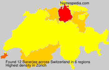 Surname Banerjee in Switzerland Surname Banerjee in Switzerland
