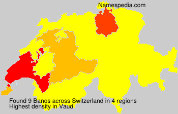 Surname Banos in Switzerland Surname Banos in Switzerland