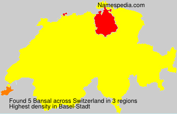 Surname Bansal in Switzerland Surname Bansal in Switzerland