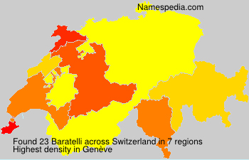 Surname Baratelli in Switzerland Surname Baratelli in Switzerland