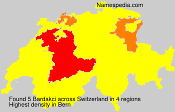 Surname Bardakci in Switzerland Surname Bardakci in Switzerland