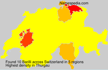 Surname Barilli in Switzerland Surname Barilli in Switzerland