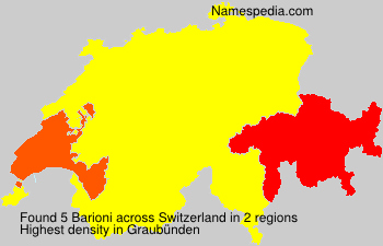 Surname Barioni in Switzerland Surname Barioni in Switzerland