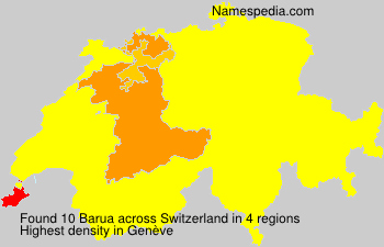 Surname Barua in Switzerland Surname Barua in Switzerland