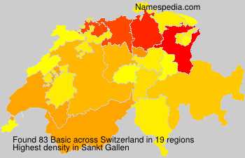 Surname Basic in Switzerland Surname Basic in Switzerland