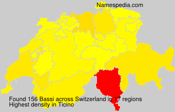 Surname Bassi in Switzerland Surname Bassi in Switzerland