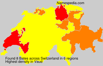 Surname Bates in Switzerland Surname Bates in Switzerland