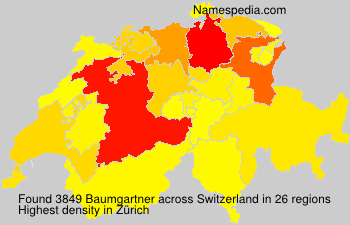 Surname Baumgartner in Switzerland Surname Baumgartner in Switzerland