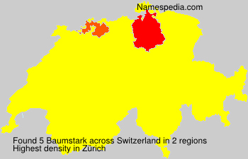 Surname Baumstark in Switzerland Surname Baumstark in Switzerland