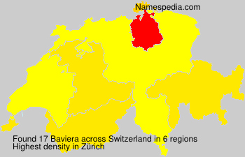 Surname Baviera in Switzerland Surname Baviera in Switzerland