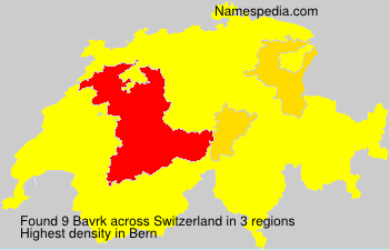 Surname Bavrk in Switzerland Surname Bavrk in Switzerland
