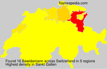 Surname Bawidamann in Switzerland Surname Bawidamann in Switzerland