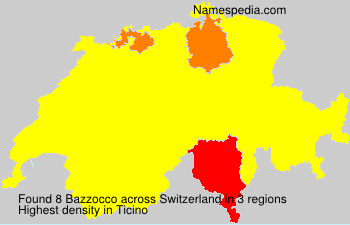 Surname Bazzocco in Switzerland Surname Bazzocco in Switzerland
