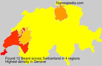 Surname Beard in Switzerland Surname Beard in Switzerland