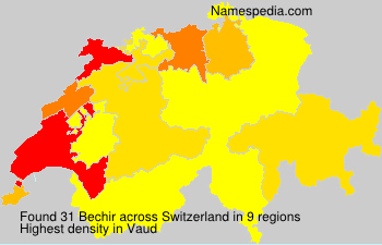 Surname Bechir in Switzerland Surname Bechir in Switzerland