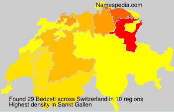 Surname Bedzeti in Switzerland Surname Bedzeti in Switzerland