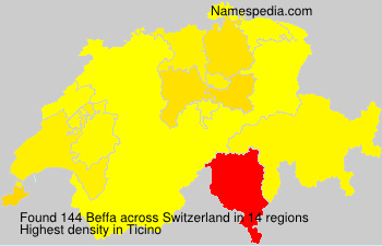 Surname Beffa in Switzerland Surname Beffa in Switzerland