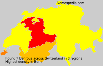 Surname Behrouz in Switzerland Surname Behrouz in Switzerland