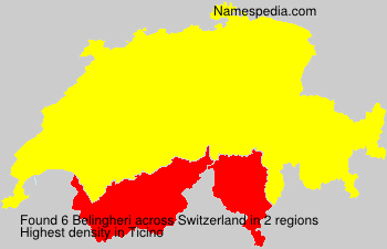 Surname Belingheri in Switzerland Surname Belingheri in Switzerland