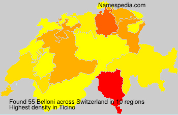 Surname Belloni in Switzerland