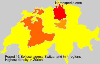 Surname Bellusci in Switzerland