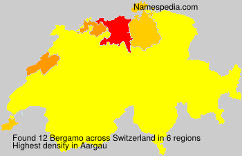 Surname Bergamo in Switzerland Surname Bergamo in Switzerland