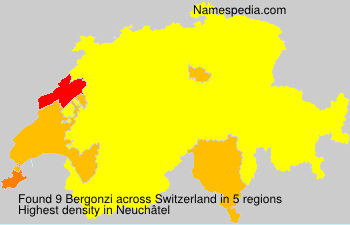 Surname Bergonzi in Switzerland Surname Bergonzi in Switzerland